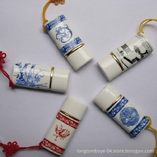 2013 Ceramic Oval USB Flash Drive